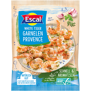White Seafood Garnelen Escal Provence – Tiger