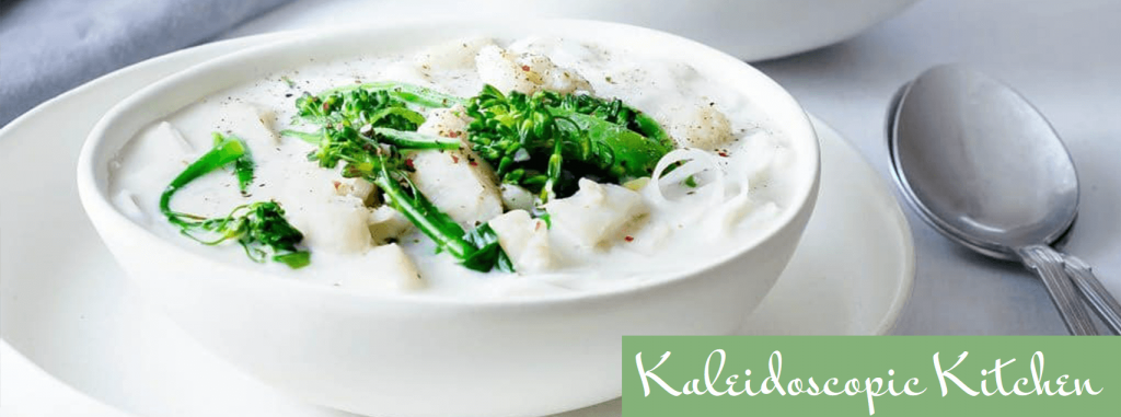 Kokossuppe mit Kabeljau – Escal Seafood