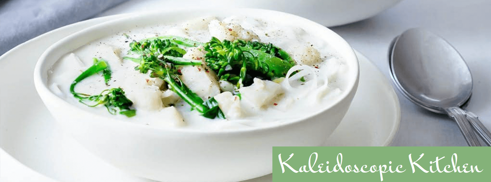 Kokossuppe mit Kabeljau